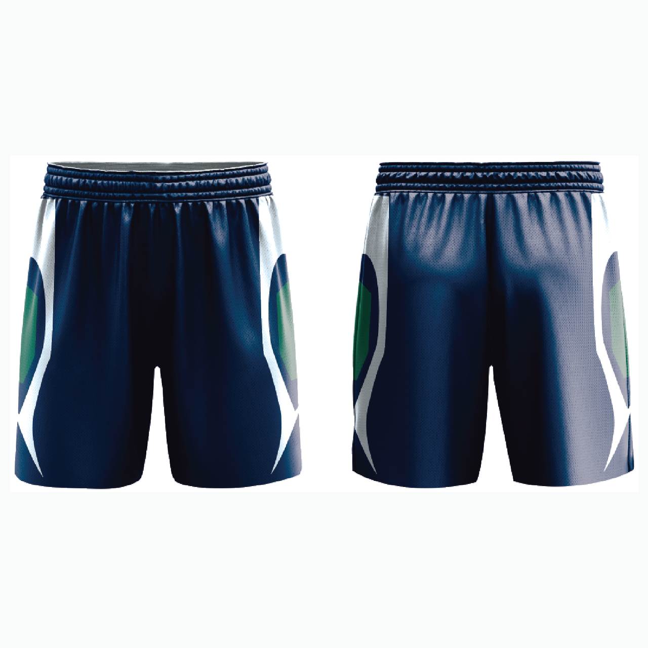 Standard Elastic Waist Shorts (Men’s 7″) Pockets example 14