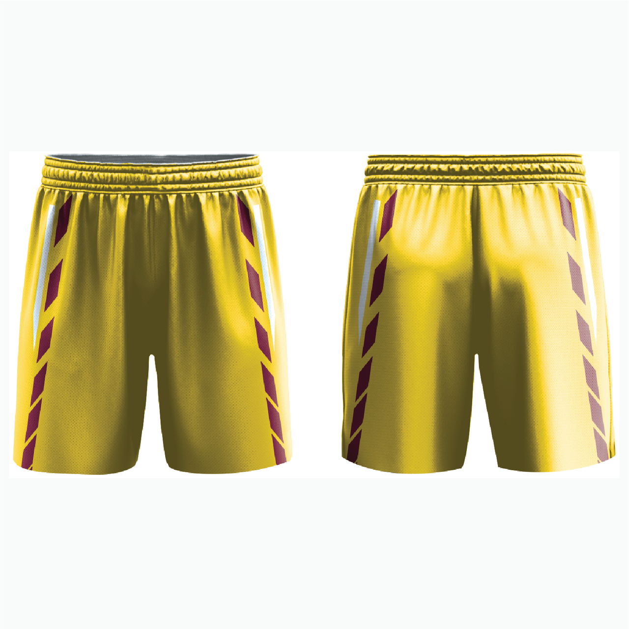 Standard Elastic Waist Shorts (Men’s 7″) Pockets example 17