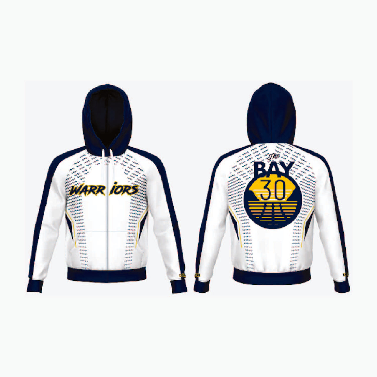 Full-Zip Hooded Warm-Up Jacket example 17