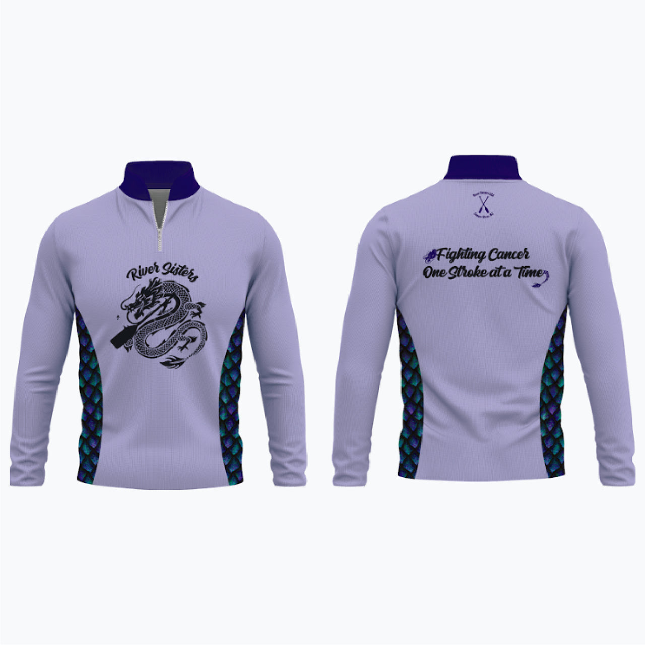 1/4 Zip Fleece Sweatshirt (Men’s, Women’s, Youth) example 14