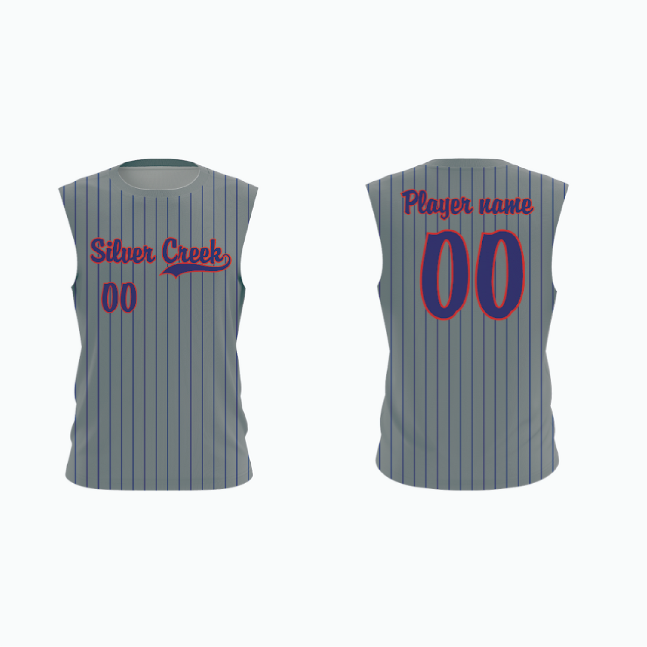 Sleeveless Pullover V-Neck Baseball Jersey example 5