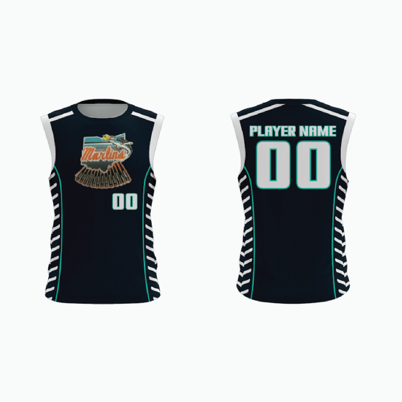 Sleeveless Pullover V-Neck Baseball Jersey example 6