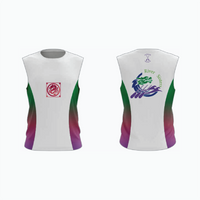 Thumbnail for Sleeveless Pullover V-Neck Baseball Jersey example 17