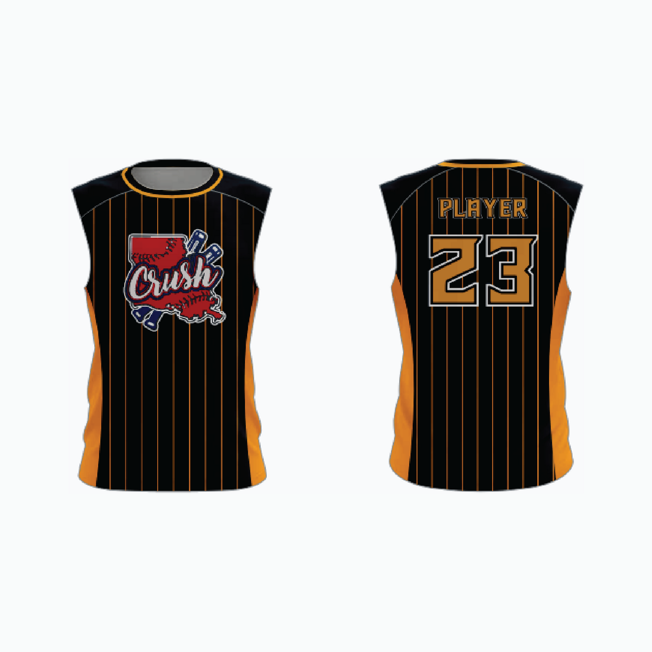 Sleeveless Pullover V-Neck Baseball Jersey example 18