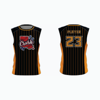 Thumbnail for Pro Sleeveless Pullover Crewneck Baseball Jersey example 18
