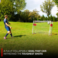 Thumbnail for Rukket 6x4 ft Soccer Goal