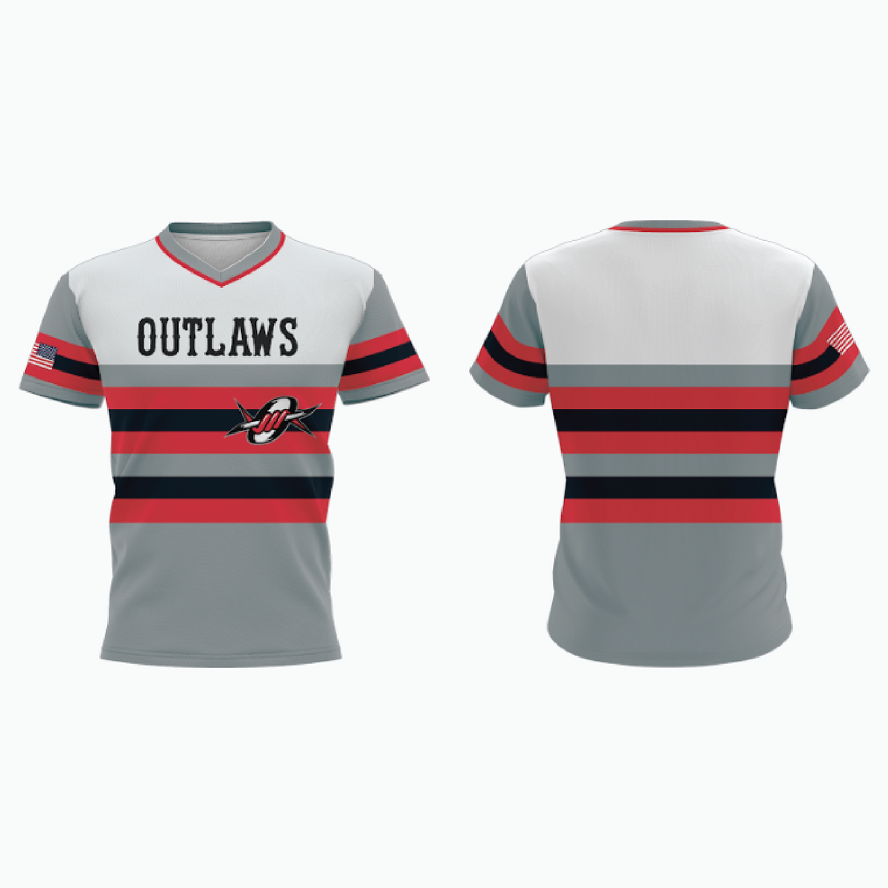 V-Neck Pullover Baseball Jersey example 16