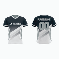 Thumbnail for V-Neck Pullover Baseball Jersey example 17