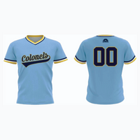 Thumbnail for V-Neck Pullover Baseball Jersey example 18