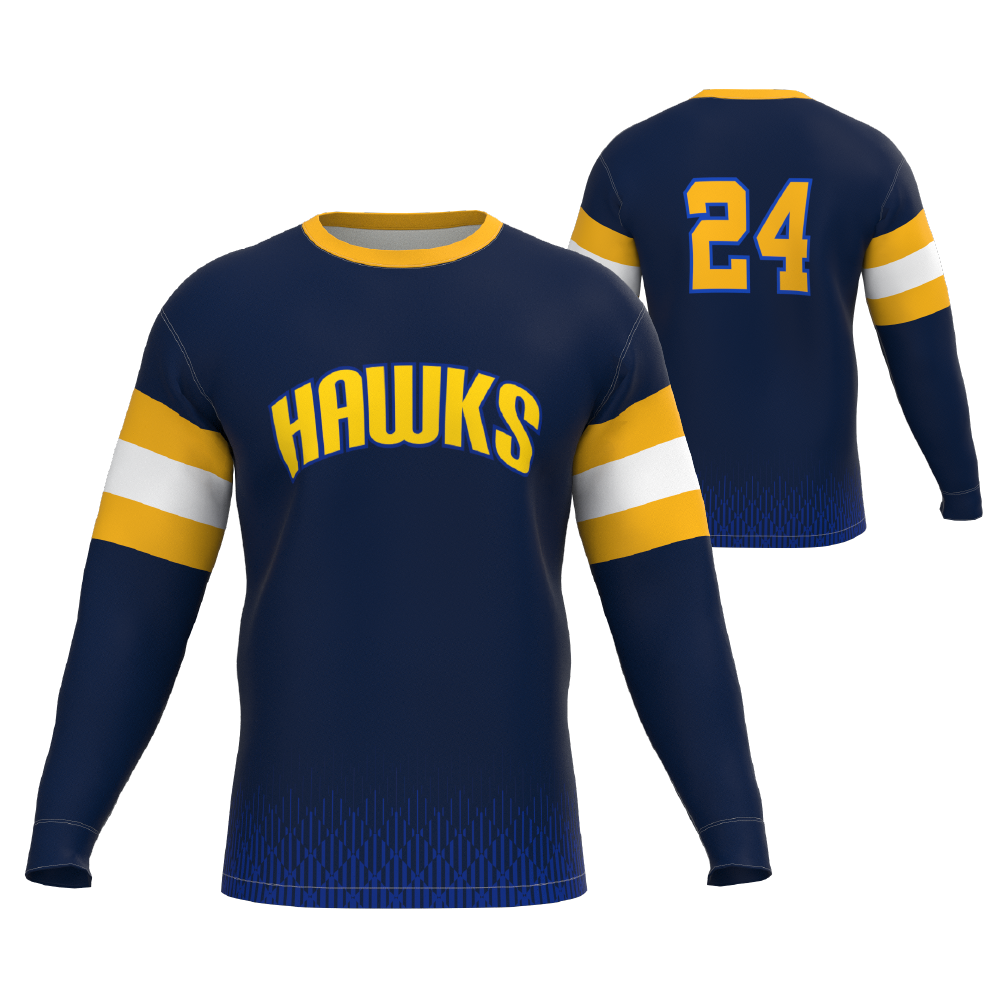 Long Sleeve Shooter Shirt (Crewneck)