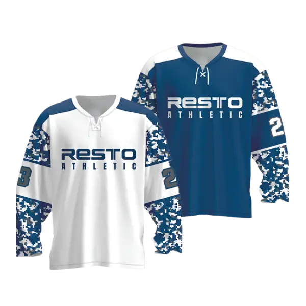 Single-Ply Reversible Lace-Up Hockey Jersey