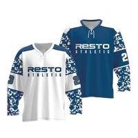 Thumbnail for Single-Ply Reversible Lace-Up Hockey Jersey