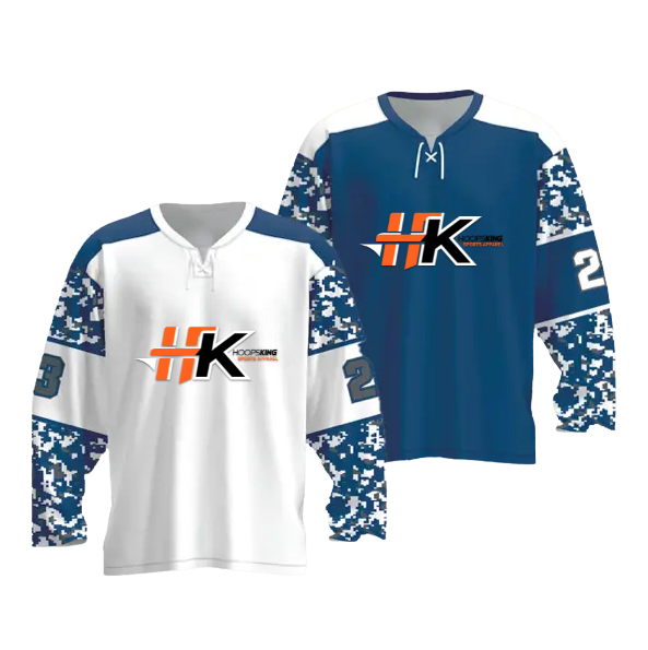 Single-Ply Reversible Lace-Up Hockey Jersey