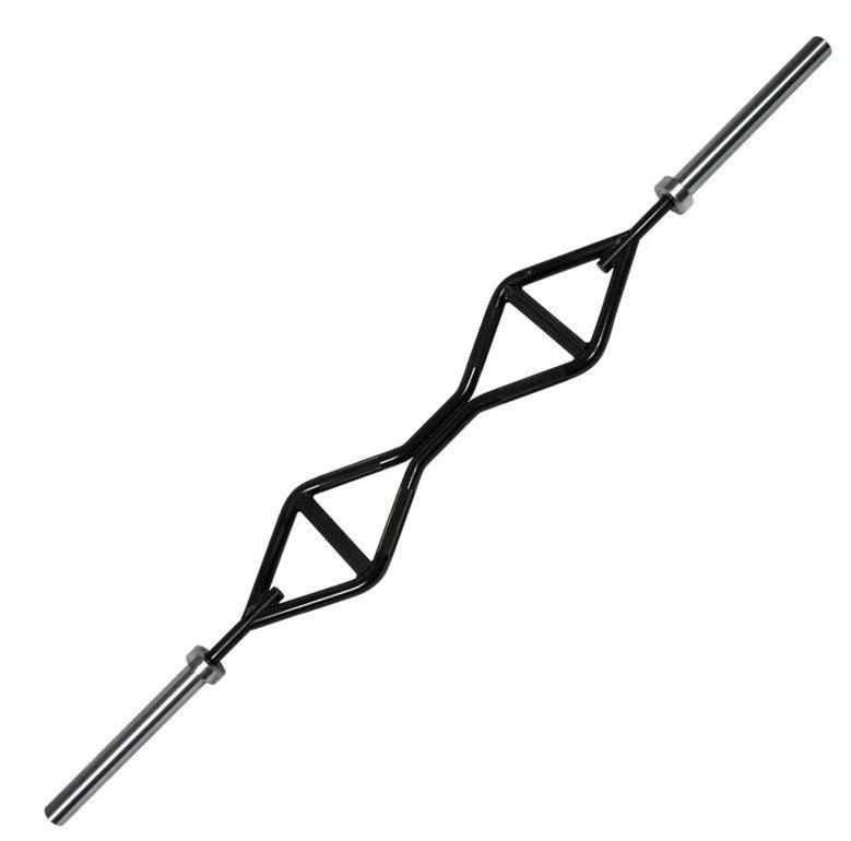TGrip Pro Series Single Handle Olympic Bar (Rotating Ends) Training Kits - Multi Grip - Strength Training - Football - Swiss - Neutral