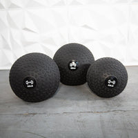 Thumbnail for Muscle D Slam Ball - Muscle D Fitness - Tire Track Design - Thick Outer Shell