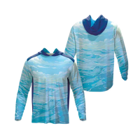 Thumbnail for Fishing Hooded Long Sleeve Tech T-Shirt