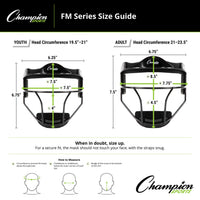 Thumbnail for Youth Softball Face Mask | Lightweight Protective Field Mask