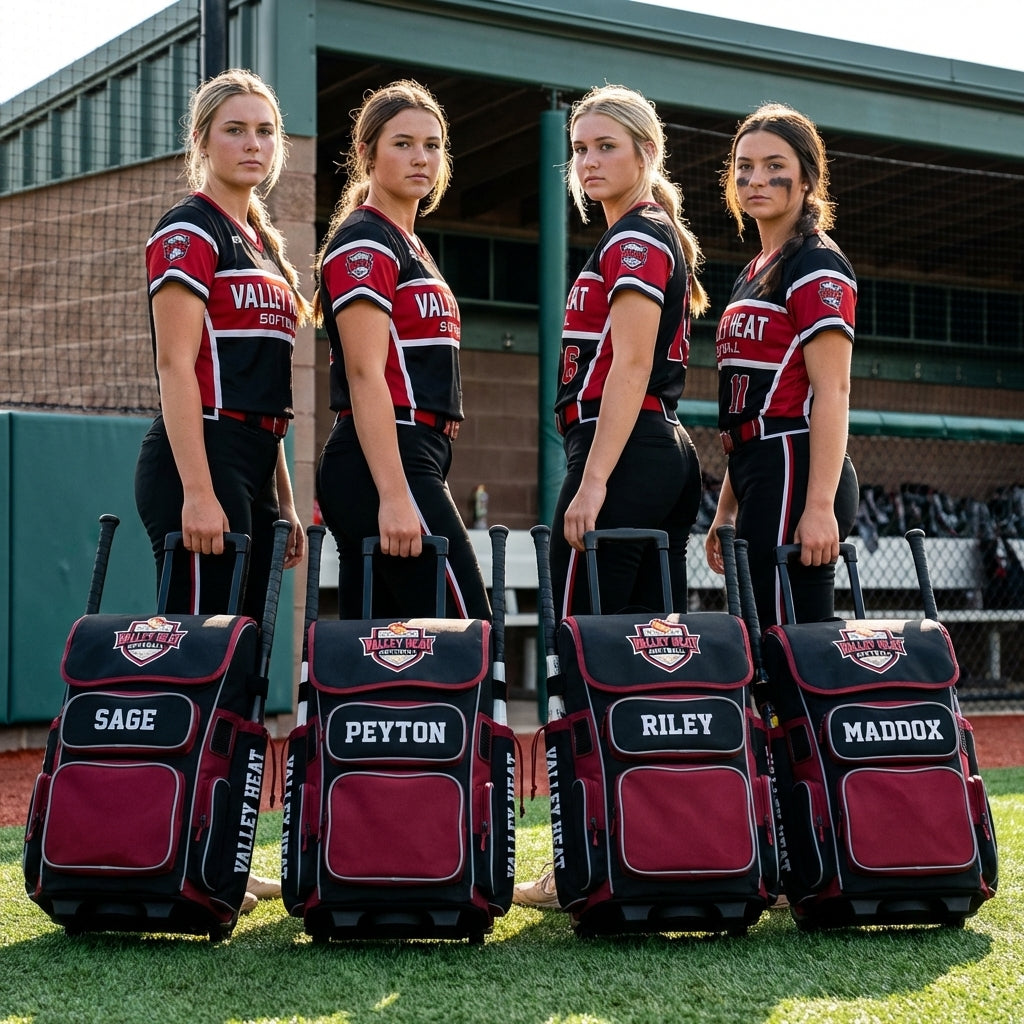 Custom Baseball Softball Backpack | Holds 4 Bats