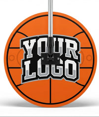 Thumbnail for Round basketball-themed sweat mop with 