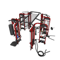 Thumbnail for Megatron Multi Tower Training Station - Muscle D Fitness - Monkey Bars - Heavy Bag - Dip Station - Equipment Storage - Pull-Up Station