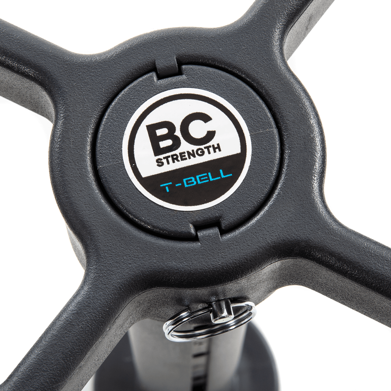 BC Strength T-Bell plate-loaded training tool with prone and neutral grip handles