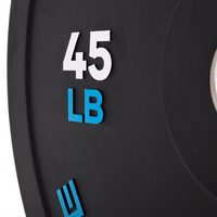 Thumbnail for BC Strength Thruster Bar Lite with 45lb Thruster Plates, a hip thrust bar and plate set