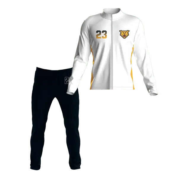 Track Suit (Warm Up Pants + Full-Zip Jacket – Pants with No Pockets) Kit