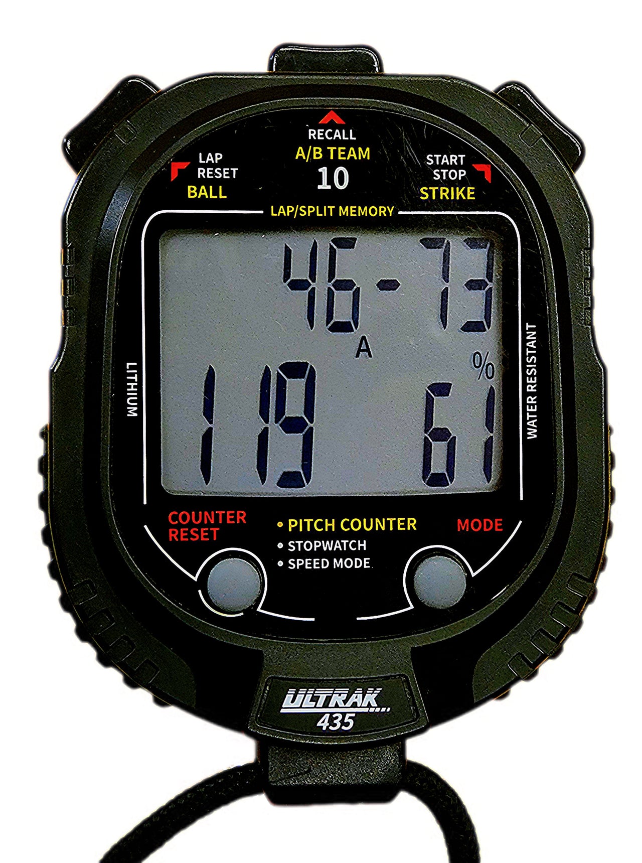 Pitch Counter & Speed Monitor Stopwatch