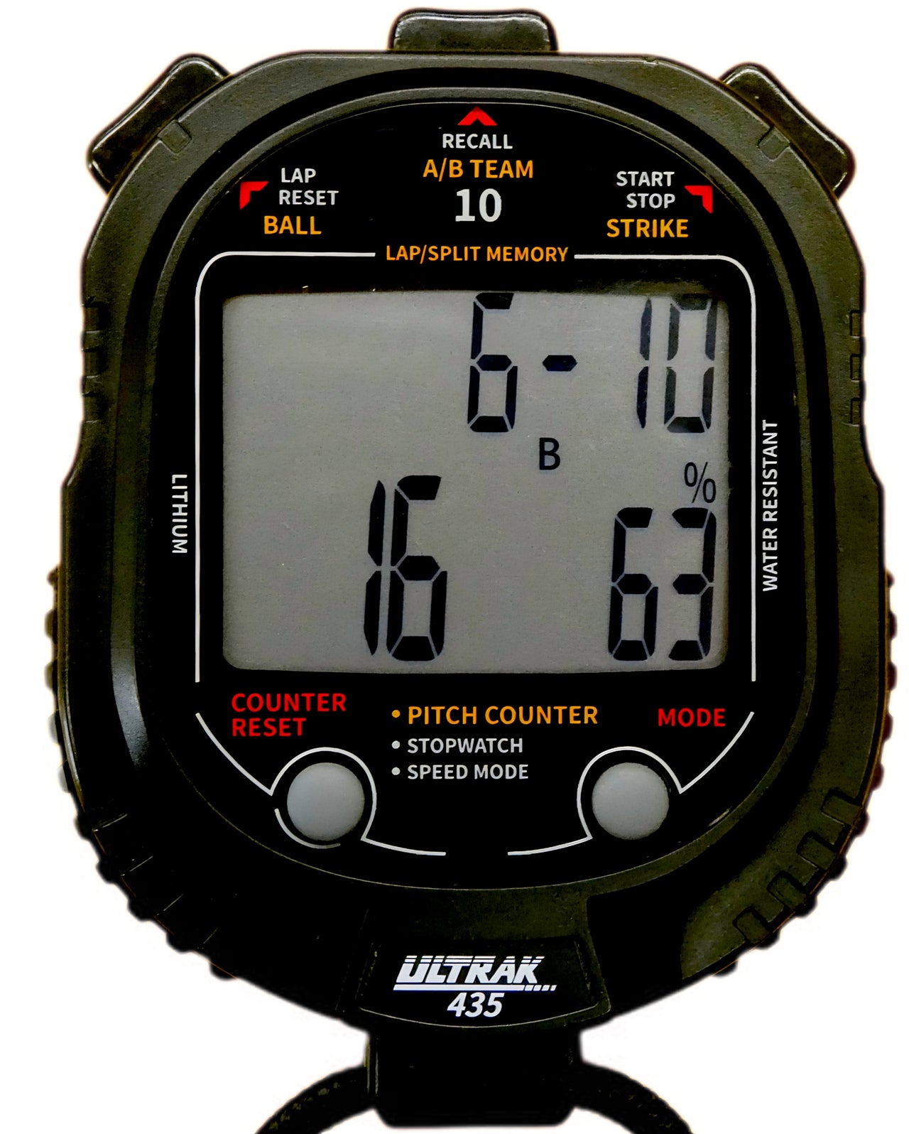 Pitch Counter & Speed Monitor Stopwatch