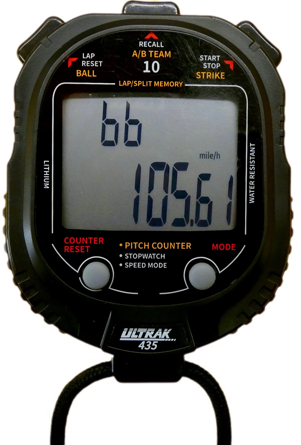 Pitch Counter & Speed Monitor Stopwatch