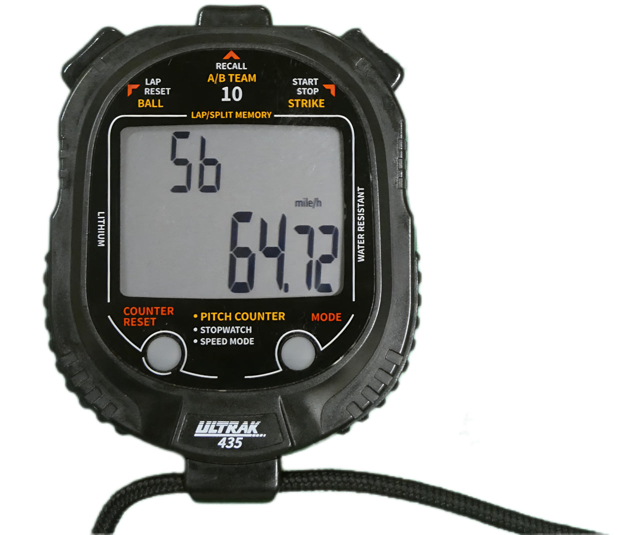 Pitch Counter & Speed Monitor Stopwatch