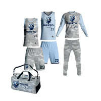 Thumbnail for Ultra Package (Reversible Single-Ply Jersey, Reversible Single-Ply Shorts, Shooter Shirt, Warm-Up Pant, and Duffle Bag)