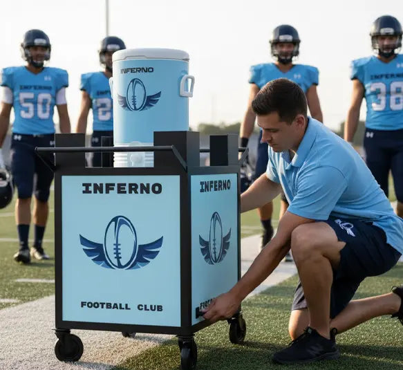 Custom Adjustable Hydration Cart Single – Durable Steel Frame Design