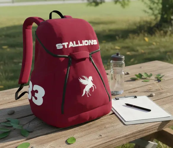 Durable Custom Sublimated Sports Backpack with Team Branding for Sports and Events