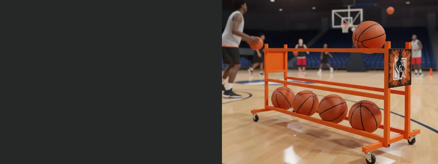 Personalized Custom 15-Ball Rack for School and Athletic Teams