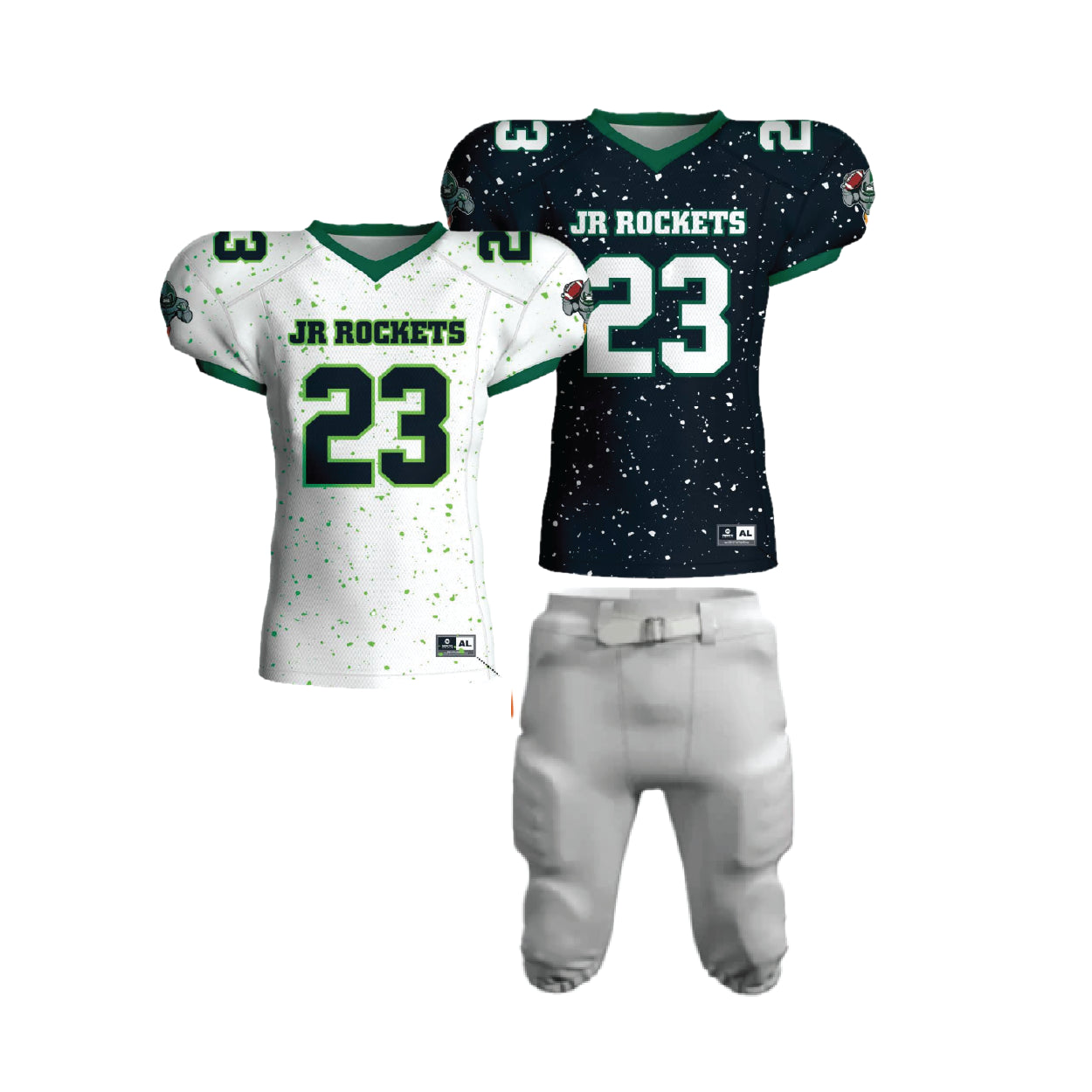 Boulder Pro Reversible Jersey (Single-Ply) with RESTO Classic Integrated Football Pant