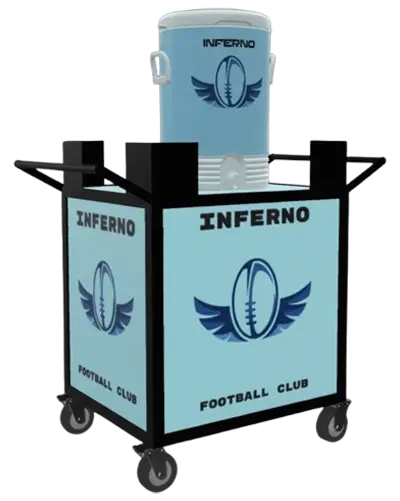 Hoopsking adjustable custom hydration cart with durable steel frame design