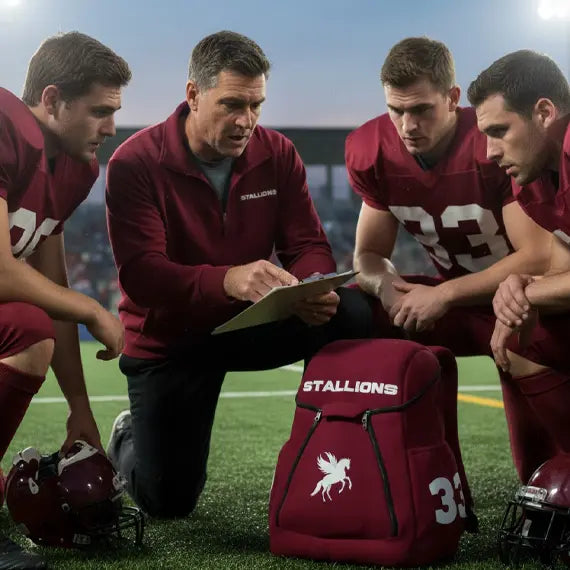 Custom Sublimated Sports Backpack with Team Logo – Durable Athletic Design