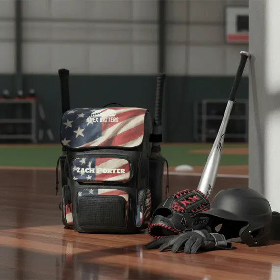 Custom Baseball & Softball Backpack – Team Logo Design