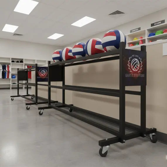 Custom 15-Ball Rack with Team Logo – Heavy-Duty Steel Construction