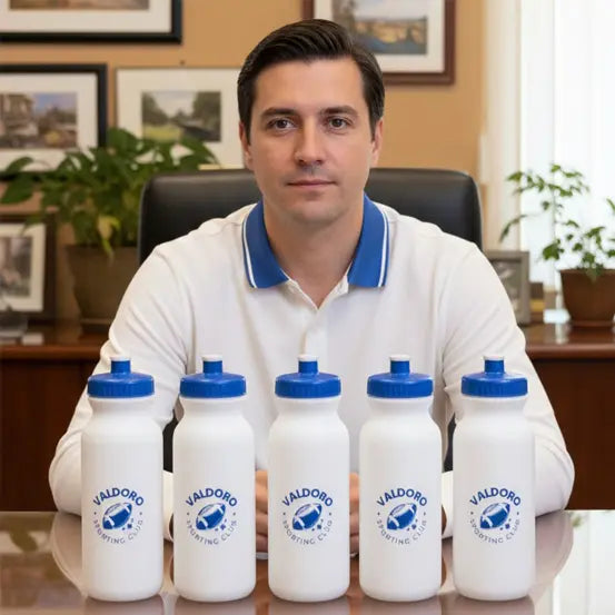 Hoopsking 20 oz custom sports & bike water bottle for training and practice