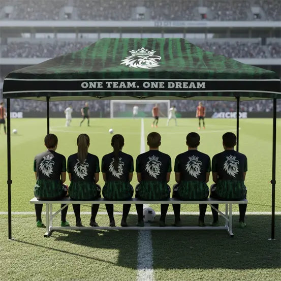 Personalized 10' x 15' custom outdoor event tent with durable construction