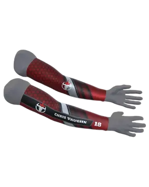 Hoopsking Custom Arm Sleeve featuring Durable Polyester-Spandex Construction