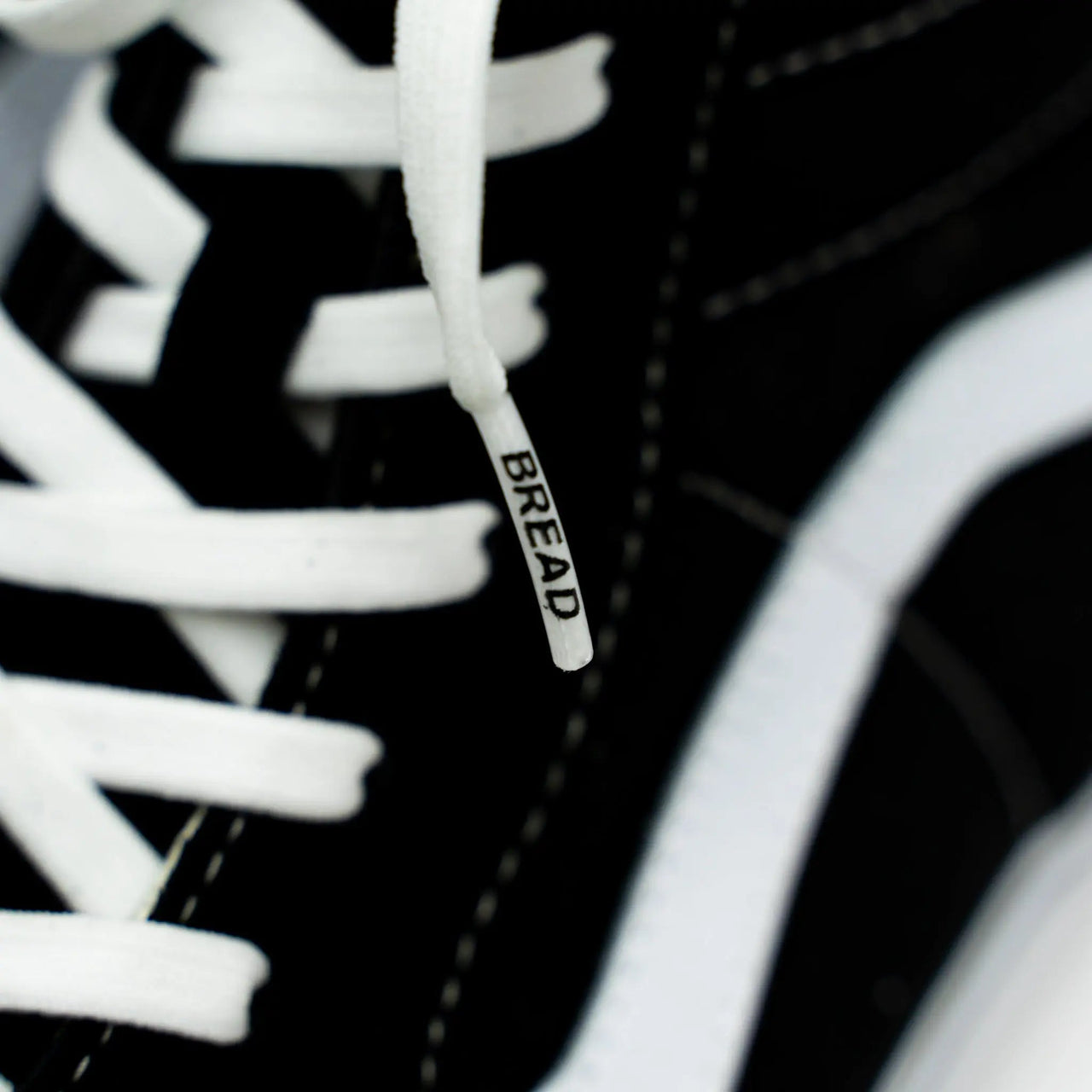 Bread No-Tie Elastic Shoelaces – Cloud White