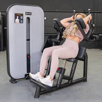Thumbnail for Vogue Ab Crunch - Muscle D Fitness - Adjustable Seat - Abdominal Workout - Selectorized Weight