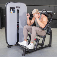 Thumbnail for Vogue Ab Crunch - Muscle D Fitness - Adjustable Seat - Abdominal Workout - Selectorized Weight