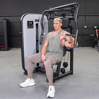 Thumbnail for Vogue Chest Press - Muscle D Fitness - Adjustable Seat - Pin Selectorized - Pec Workout