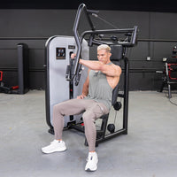 Thumbnail for Vogue Chest Press - Muscle D Fitness - Adjustable Seat - Pin Selectorized - Pec Workout