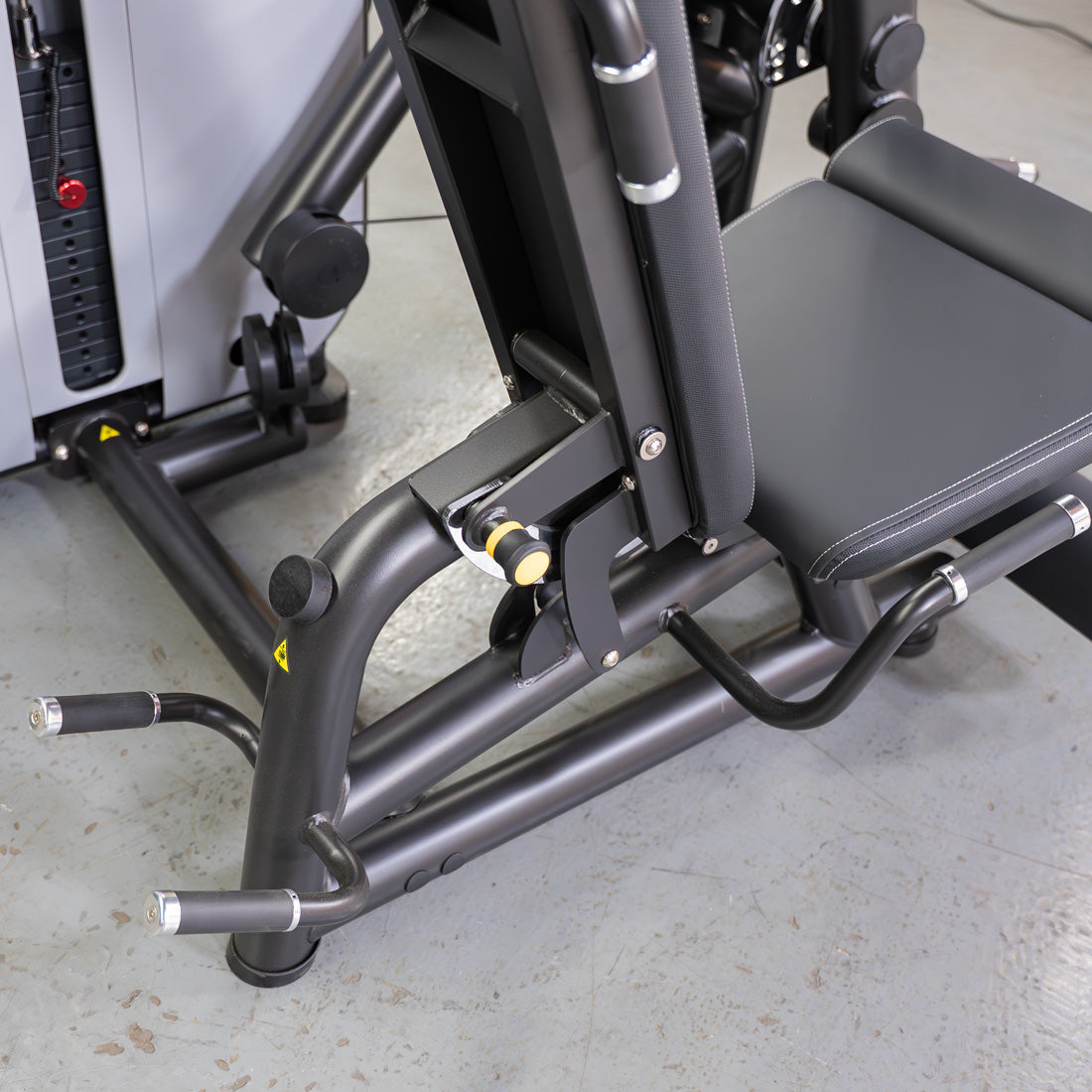 Vogue Leg Extension/Prone Leg Curl Combo - Muscle D Fitness - Seated - Adjustable - Pin Selectorized - Quads Hamstring Machine