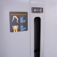 Thumbnail for Vogue Leg Extension/Prone Leg Curl Combo - Muscle D Fitness - Seated - Adjustable - Pin Selectorized - Quads Hamstring Machine